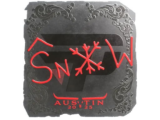 Sticker | snow (Foil) | Austin 2025