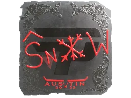 Sticker | snow (Foil) | Austin 2025