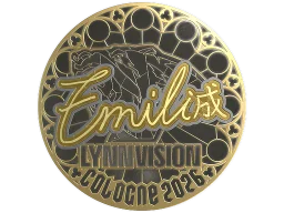Sticker | EmiliaQAQ (Gold) | Cologne 2026