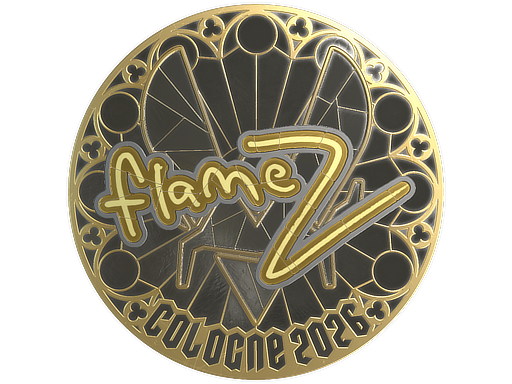 Sticker | FlameZ (Gold) | Cologne 2026
