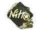 Sticker | nitr0 (Gold) | Rio 2022 CS2 skin