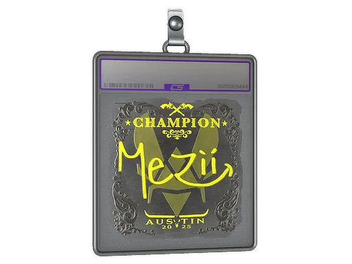 Sticker Slab | mezii (Foil, Champion) | Austin 2025