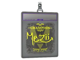 Sticker Slab | mezii (Foil, Champion) | Austin 2025