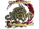 Sticker | chopper (Gold, Champion) | Shanghai 2024 skin