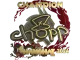 Sticker | chopper (Gold, Champion) | Shanghai 2024 CS2 skin