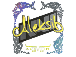 Sticker | Aleksib (Holo) | Austin 2025