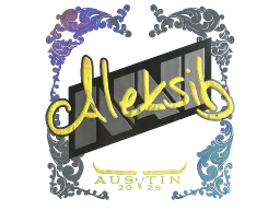 Sticker | Aleksib (Holo) | Austin 2025
