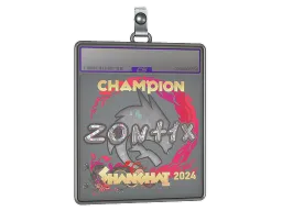 Sticker Slab | zont1x (Glitter, Champion) | Shanghai 2024