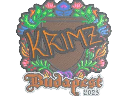 Sticker | KRIMZ (Embroidered) | Budapest 2025