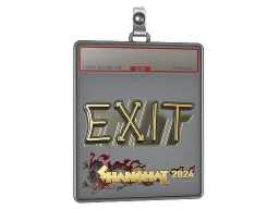 Sticker Slab | exit (Gold) | Shanghai 2024