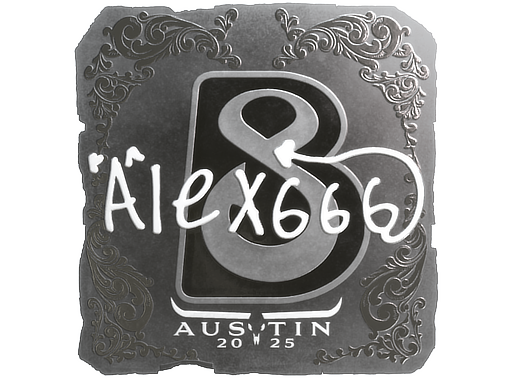 Sticker | alex666 (Foil) | Austin 2025