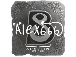 Sticker | alex666 (Foil) | Austin 2025