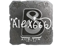 Sticker | alex666 (Foil) | Austin 2025