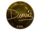 Sticker | dennis (Gold) | Katowice 2019 CS2 skin
