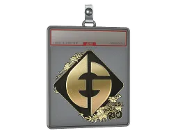 Sticker Slab | Evil Geniuses (Gold) | Rio 2022
