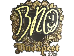 Sticker | br0 (Gold) | Budapest 2025