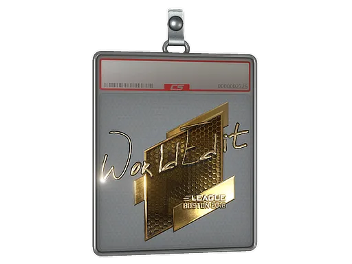 Sticker Slab | WorldEdit (Gold) | Boston 2018