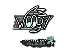 Sticker | WOOD7 (Glitter) | Antwerp 2022