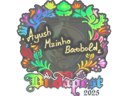 Sticker | mzinho (Holo) | Budapest 2025