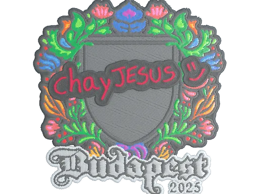 Sticker | chayJESUS (Embroidered) | Budapest 2025