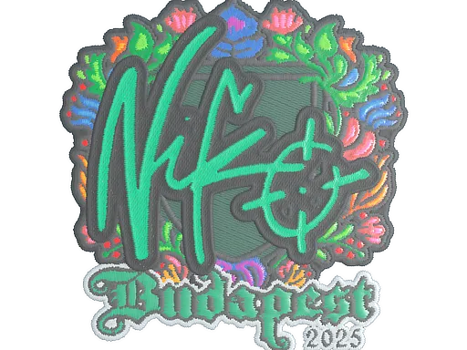 Sticker | NiKo (Embroidered) | Budapest 2025