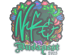 Sticker | NiKo (Embroidered) | Budapest 2025