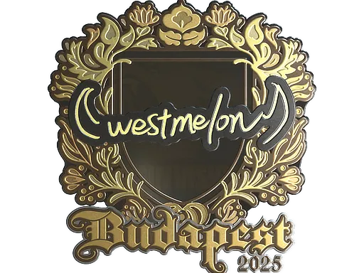 Sticker | westmelon (Gold) | Budapest 2025