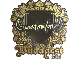 Sticker | westmelon (Gold) | Budapest 2025