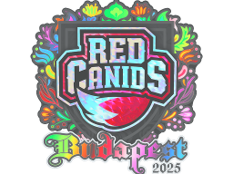 Sticker | RED Canids (Holo) | Budapest 2025