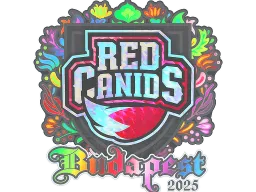 Sticker | RED Canids (Holo) | Budapest 2025