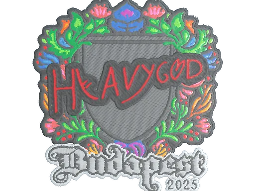 Sticker | Heavygod (Embroidered) | Budapest 2025
