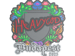 Sticker | Heavygod (Embroidered) | Budapest 2025