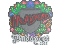 Sticker | Heavygod (Embroidered) | Budapest 2025