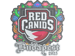 Sticker | RED Canids (Embroidered) | Budapest 2025