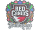 Sticker | RED Canids (Embroidered) | Budapest 2025