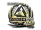Sticker | GODSENT (Gold) | 2020 RMR CS2 skin