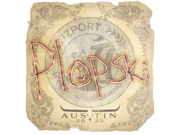 Sticker | Plopski | Austin 2025