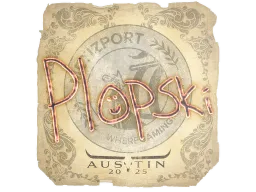 Sticker | Plopski | Austin 2025