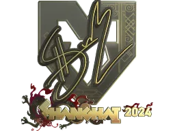 Sticker | siuhy (Gold) | Shanghai 2024