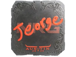 Sticker | jeorge (Foil) | Austin 2025