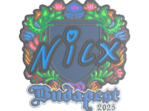 Sticker | nicx (Embroidered) | Budapest 2025