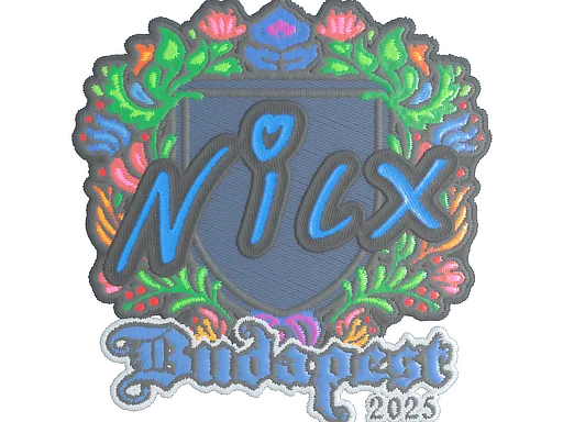 Sticker | nicx (Embroidered) | Budapest 2025