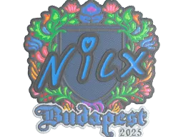 Sticker | nicx (Embroidered) | Budapest 2025