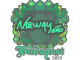 Sticker | noway | Budapest 2025
