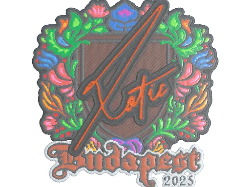 Sticker | XotiC (Embroidered) | Budapest 2025