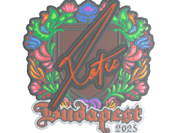 Sticker | XotiC (Embroidered) | Budapest 2025