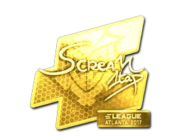 Sticker | ScreaM (Gold) | Atlanta 2017