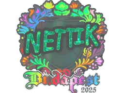 Sticker | nettik (Holo) | Budapest 2025