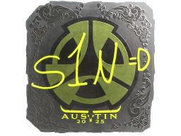Sticker | s1n (Foil) | Austin 2025