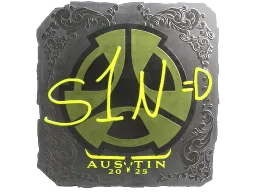 Sticker | s1n (Foil) | Austin 2025